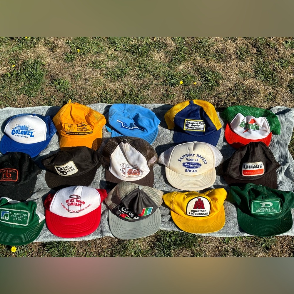 Vintage Trucker Hat Lot Of 16 80’s 90’s SnapBack